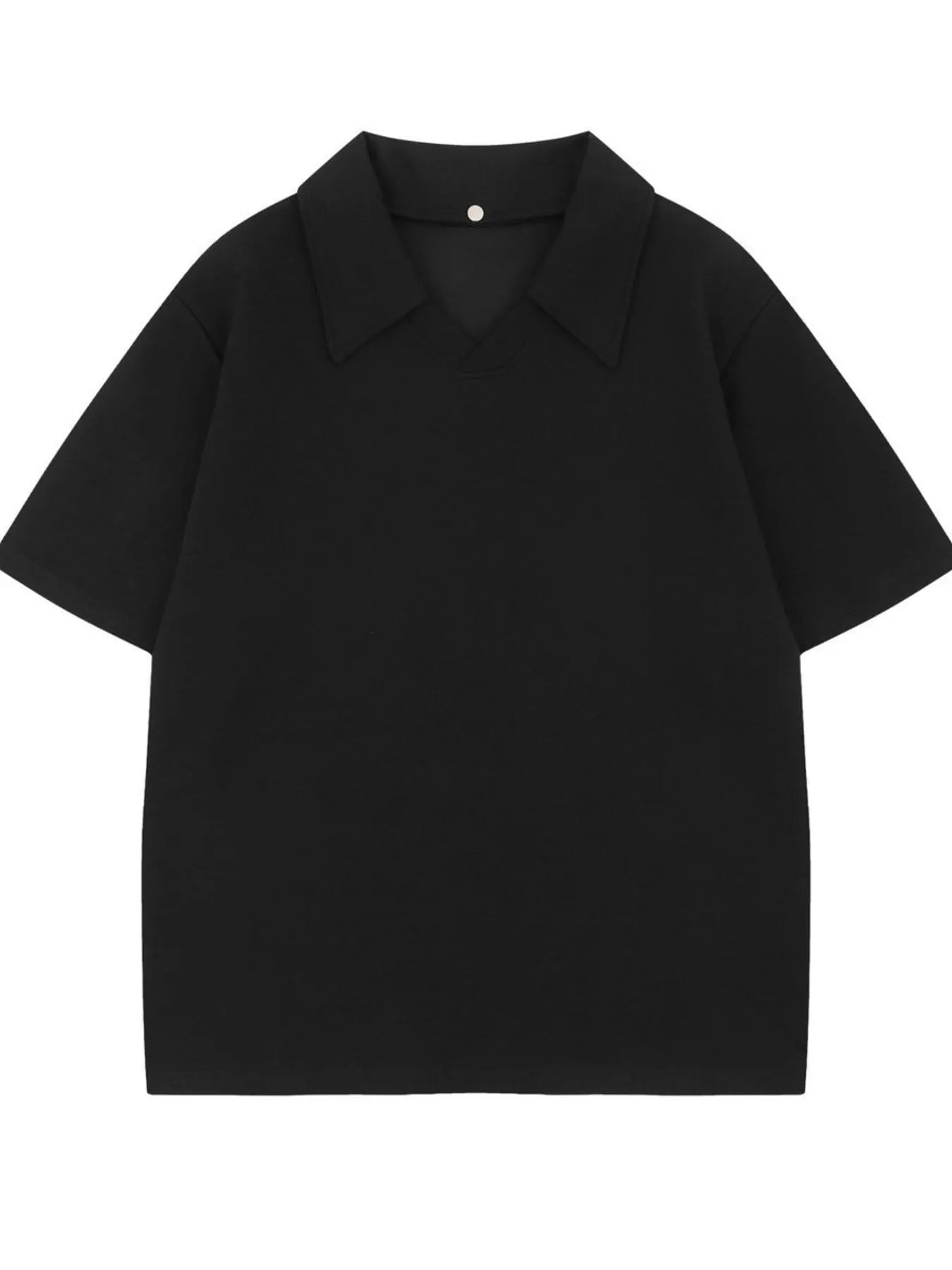 Men's Detachable Collar Short Sleeve Top - Velora