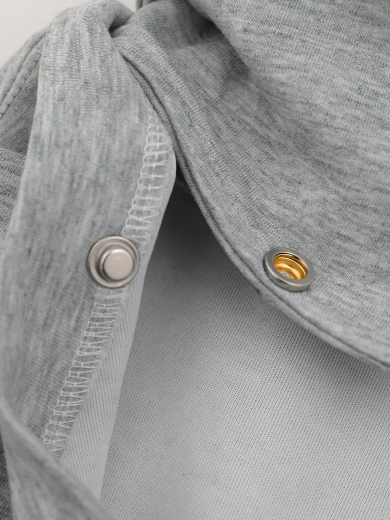 Men's Detachable Collar Short Sleeve Top - Velora