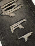 Men's Distressed Loose Fit Jeans - Velora Luxury Fashion