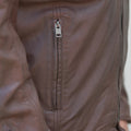 Men's Dual Flap Pockets Leather Jacket - Velora Luxury Fashion