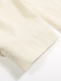 Men's Embroidered Denim Collared Corduroy Long-Sleeved Shirt - Velora Luxury Fashion