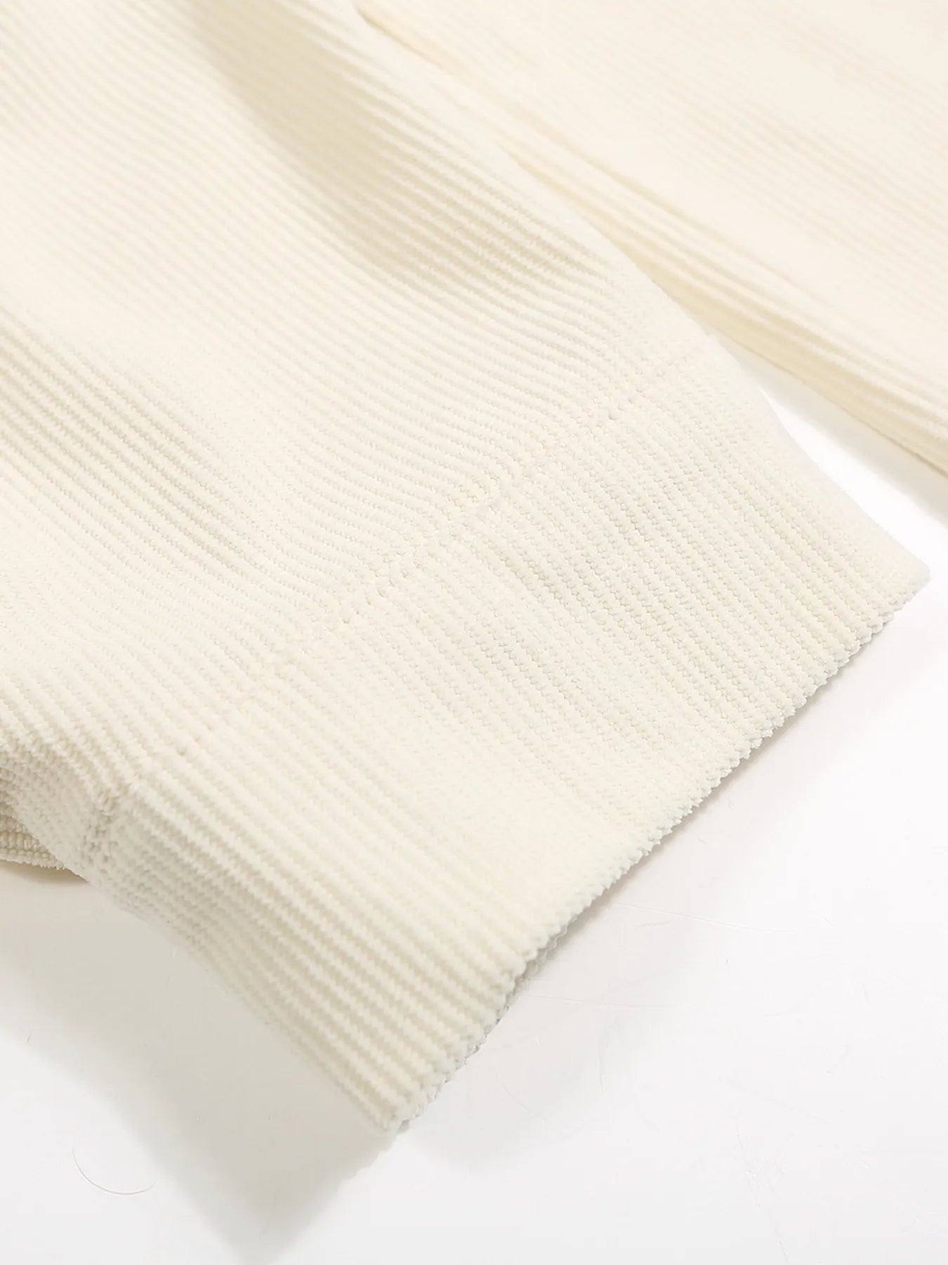 Men's Embroidered Denim Collared Corduroy Long-Sleeved Shirt - Velora Luxury Fashion