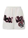 Men's Embroidered Drawstring Shorts - Velora Luxury Fashion