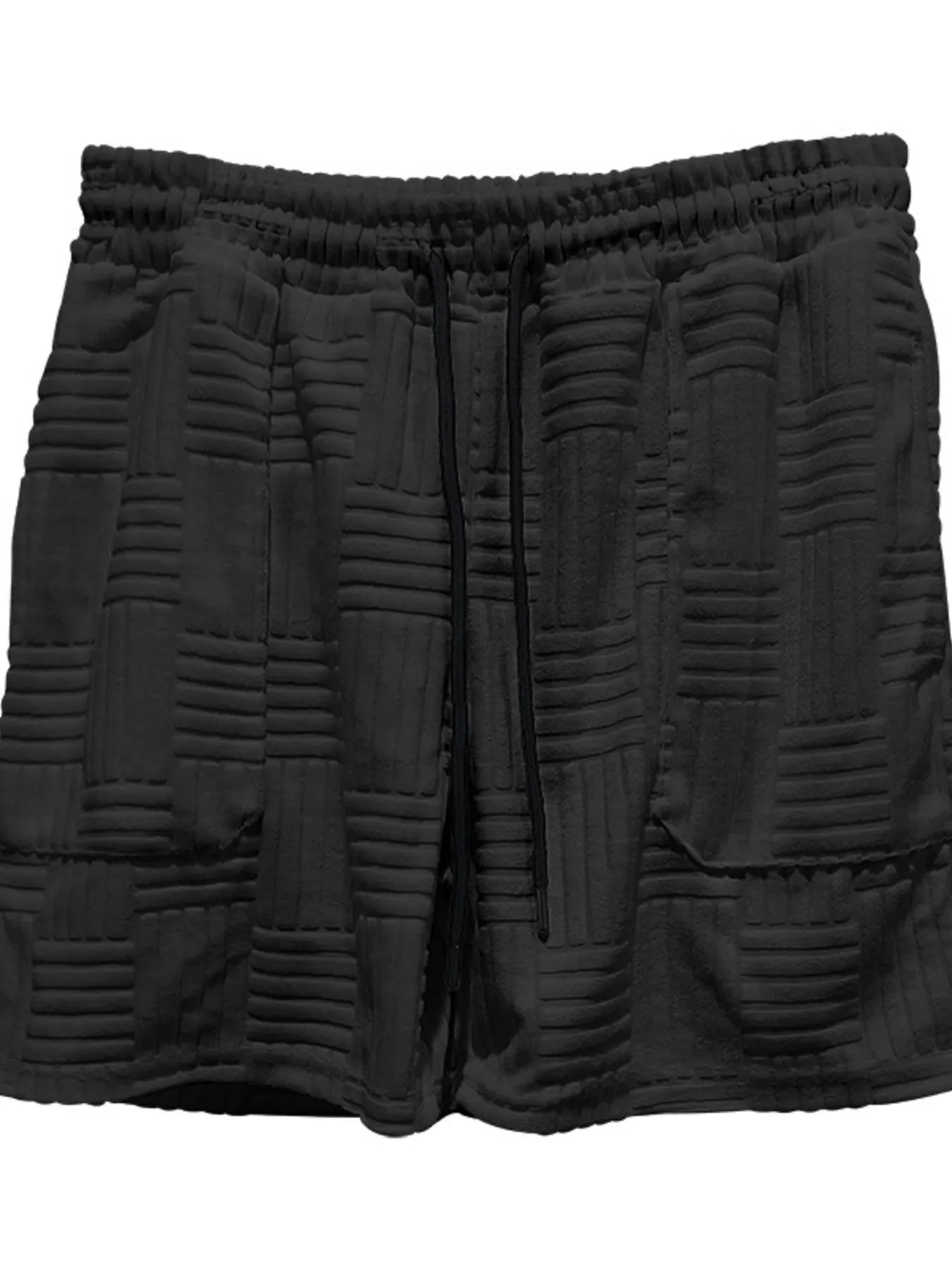 Men's Full Size Button Up Short Sleeve Top and Shorts Set Plus Size - Velora Luxury Fashion