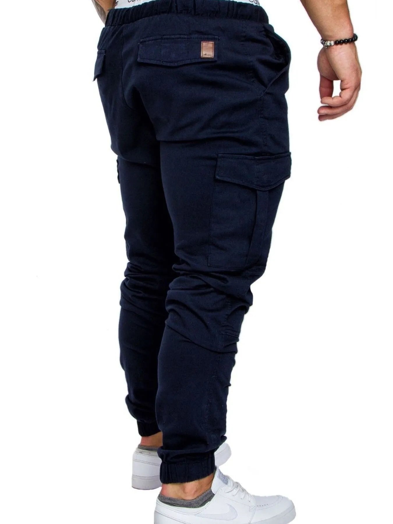 Men's Full Size Cargo Jogger with Drawstring Waistband Plus Size - Velora Luxury Fashion