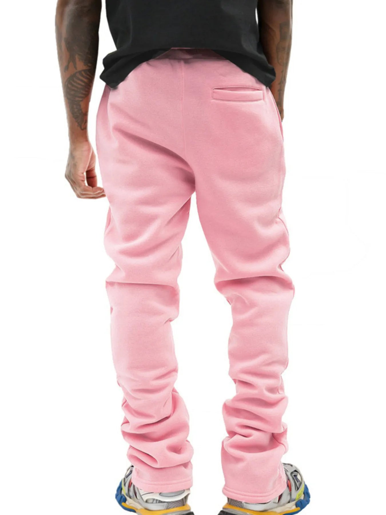 Men's Full Size Drawstring Casual Pants Plus Size - Velora Luxury Fashion