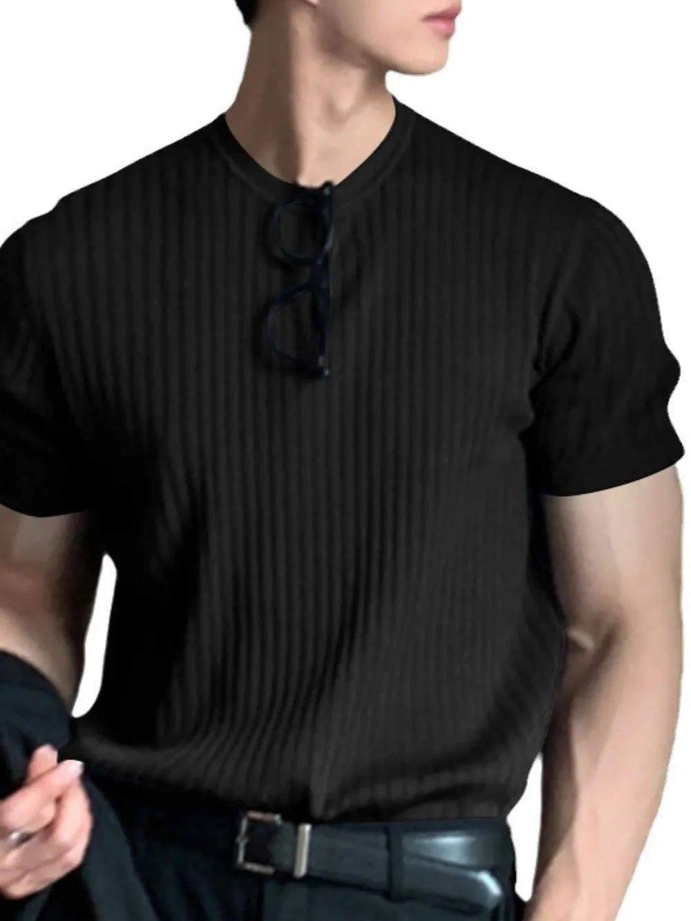 Men's Full Size Round Neck Short Sleeve T-Shirt Plus Size - Velora Luxury Fashion