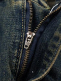 Men's Full Size Vintage Wash Bootcut Denim Jeans Plus Size - Velora Luxury Fashion