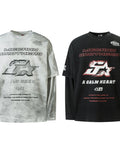 Men's Graphic Round Neck Short Sleeve T-Shirt - Velora Luxury Fashion