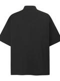 Men's Half-Zip Mock Neck Short Sleeve T-Shirt - Velora Luxury Fashion