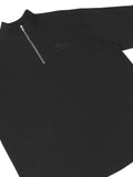 Men's Half-Zip Mock Neck Short Sleeve T-Shirt - Velora Luxury Fashion