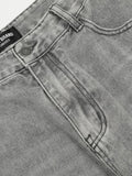 Men's High-Rise Wide Leg Washed Jeans - Velora Luxury Fashion