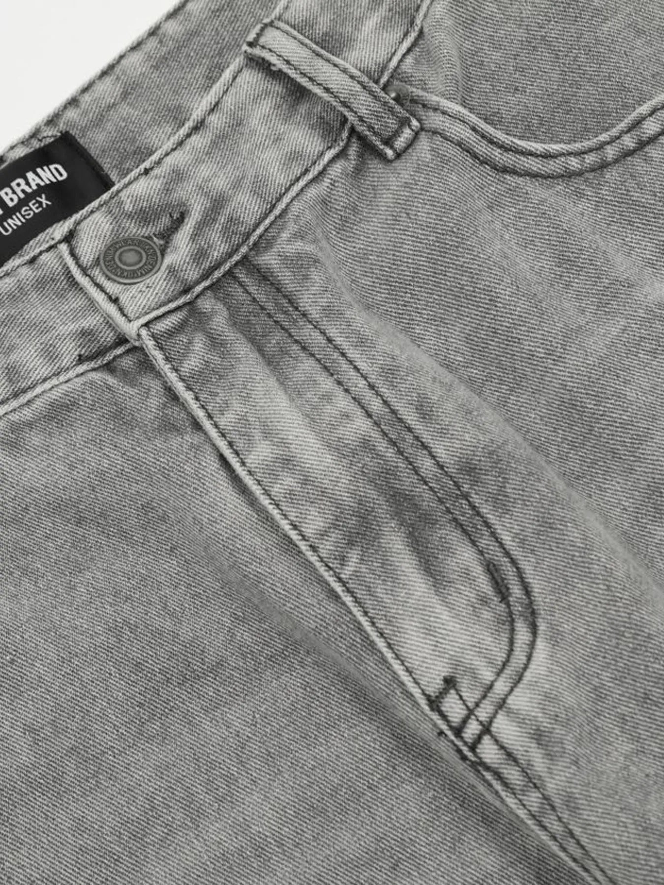 Men's High-Rise Wide Leg Washed Jeans - Velora Luxury Fashion