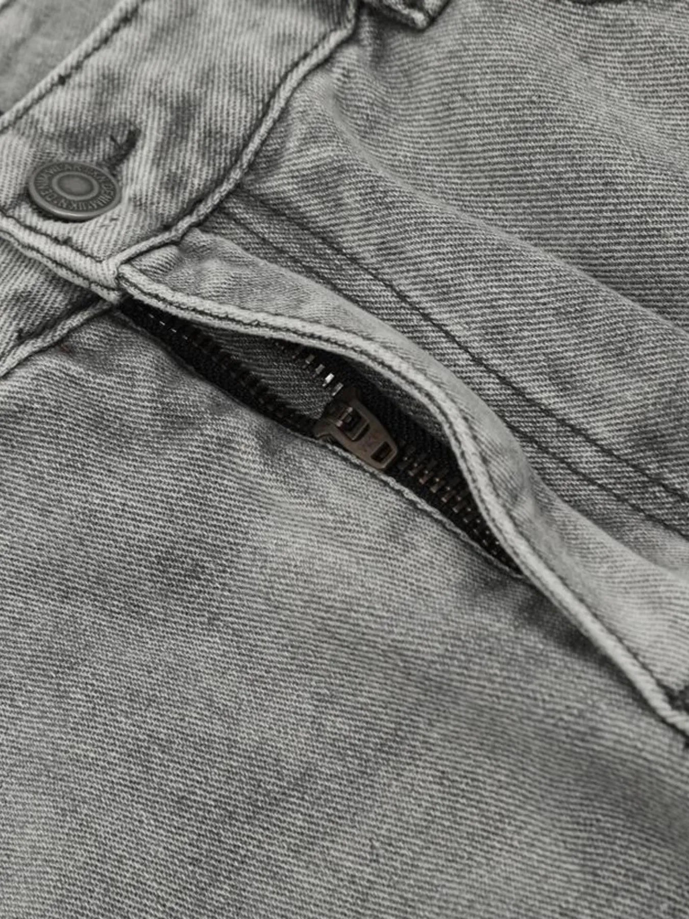 Men's High-Rise Wide Leg Washed Jeans - Velora Luxury Fashion