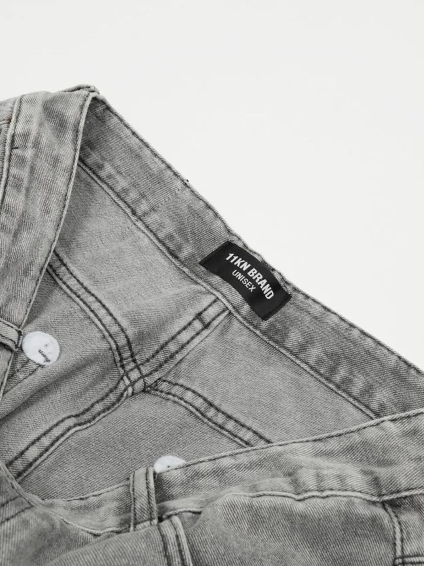 Men's High-Rise Wide Leg Washed Jeans - Velora Luxury Fashion