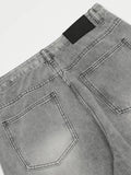 Men's High-Rise Wide Leg Washed Jeans - Velora Luxury Fashion