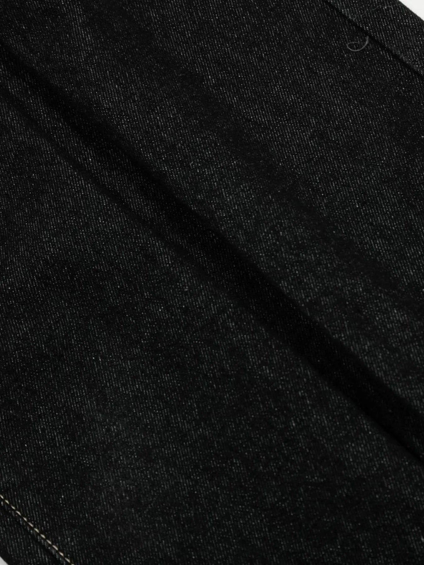 Men's High Waist Curved Jeans with Pleated Detail - Velora Luxury Fashion