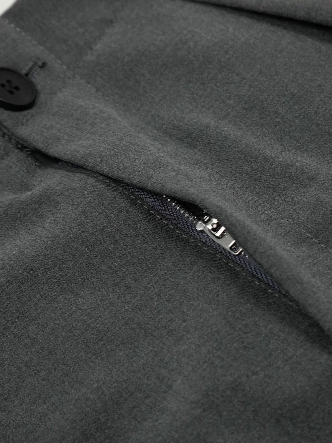 Men's High Waist Pleated Curved Pants - Velora Luxury Fashion