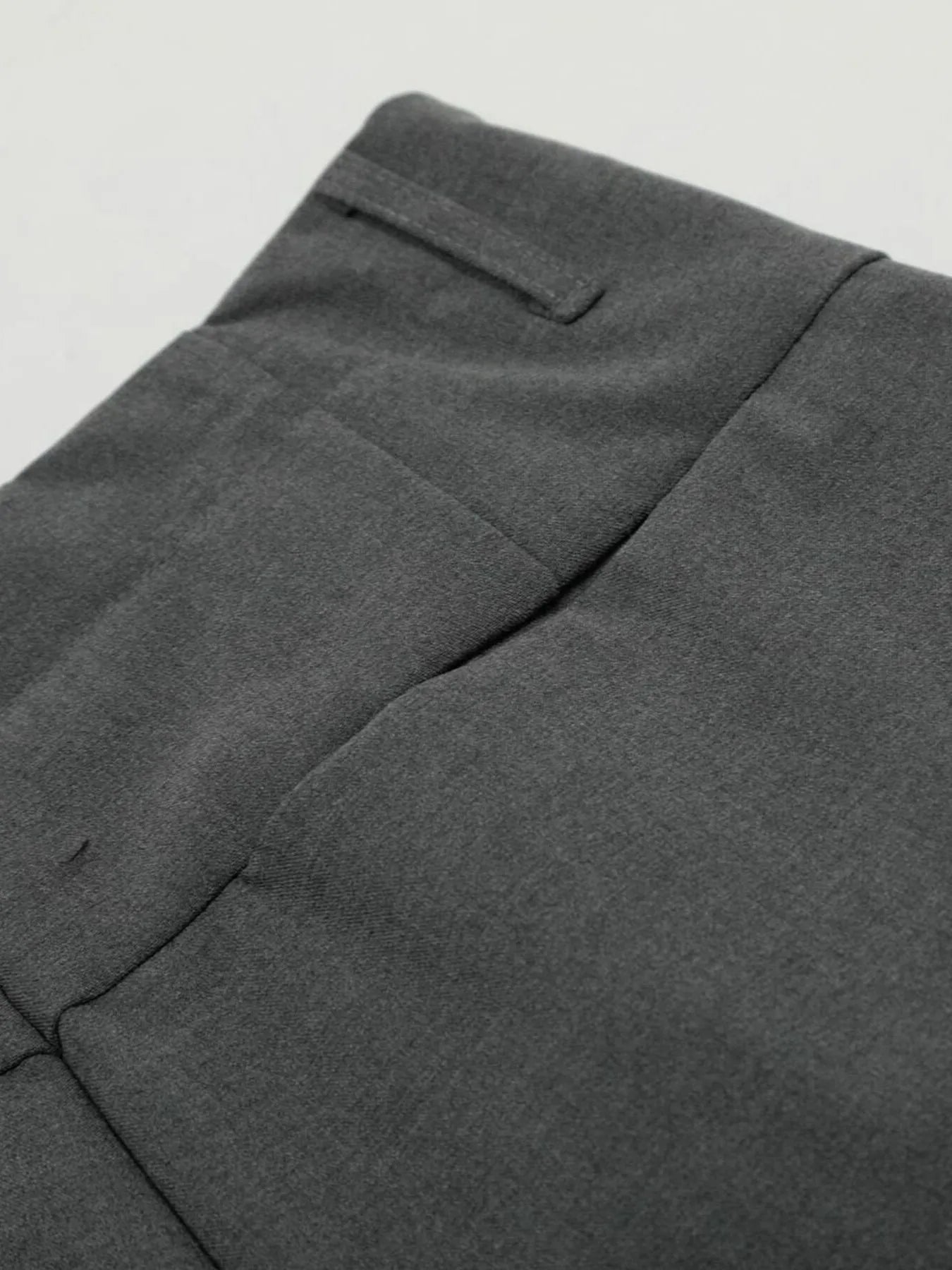 Men's High Waist Pleated Curved Pants - Velora Luxury Fashion