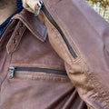 Men's Lamb Leather Four-Pocket Classic Jacket - Velora Luxury Fashion