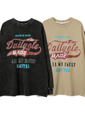 Men's Letter Graphic Long Sleeve T-Shirt - Velora Luxury Fashion
