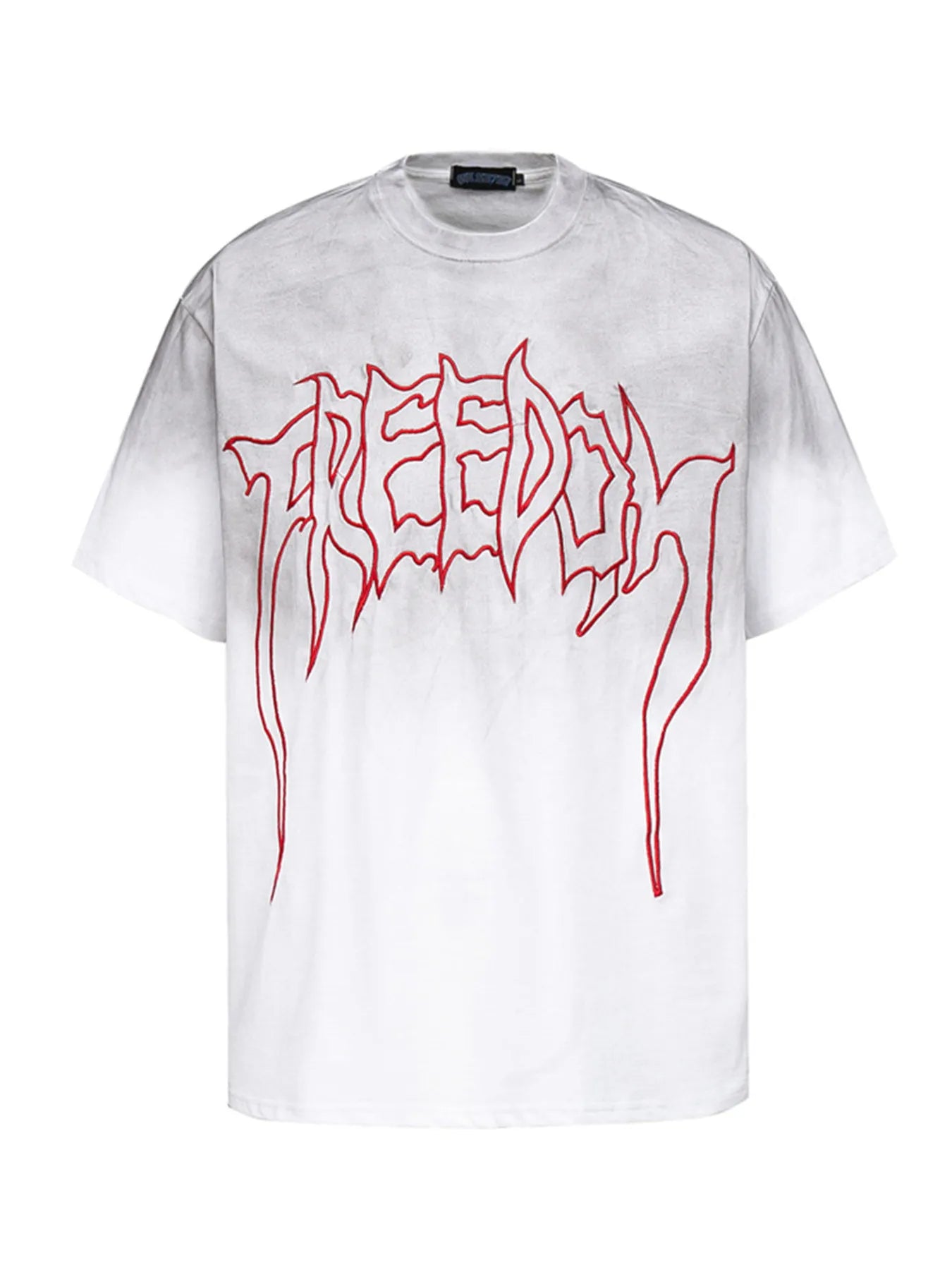 Men's Letter Graphic Round Neck Short Sleeve T-Shirt - Velora Luxury Fashion