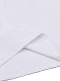 Men's Letter Graphic Round Neck Short Sleeve T-Shirt - Velora Luxury Fashion