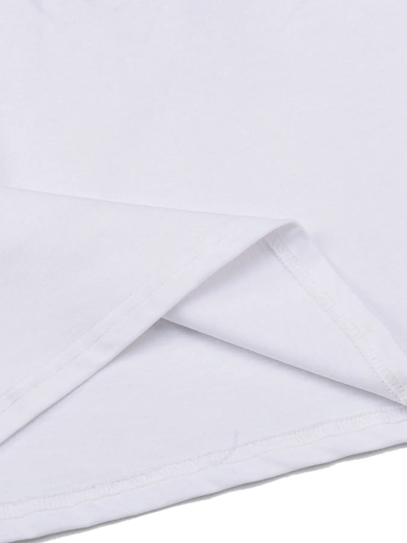 Men's Letter Graphic Round Neck Short Sleeve T-Shirt - Velora Luxury Fashion