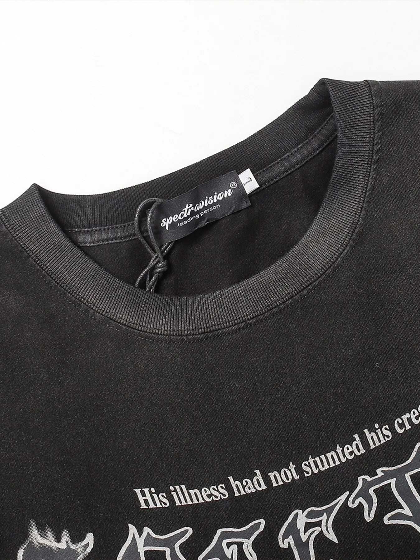 Men's Letter Graphic Round Neck T-Shirt - Velora Luxury Fashion