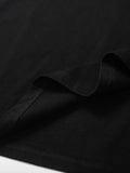 Men's Letter Graphic Round Neck T-Shirt - Velora Luxury Fashion