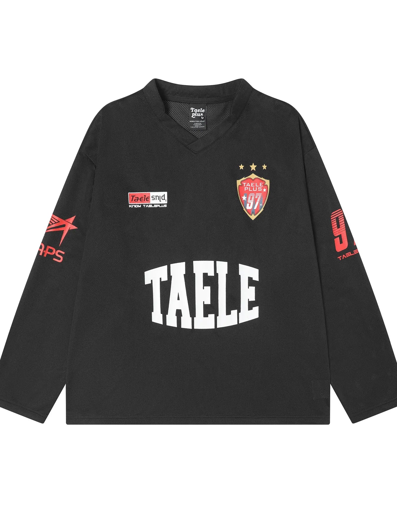 Men's Letter Long Sleeve T-Shirt - Velora Luxury Fashion