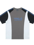 Men's Letter Round Neck Short Sleeve T-Shirt - Velora Luxury Fashion