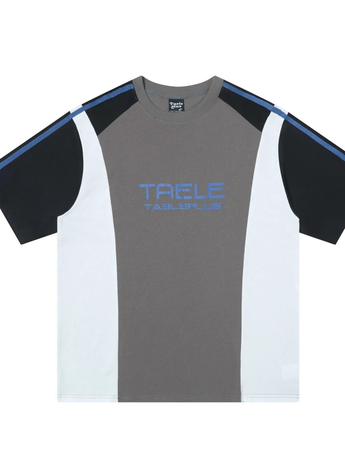 Men's Letter Round Neck Short Sleeve T-Shirt - Velora Luxury Fashion