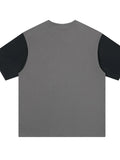 Men's Letter Round Neck Short Sleeve T-Shirt - Velora Luxury Fashion