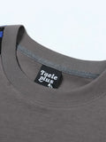 Men's Letter Round Neck Short Sleeve T-Shirt - Velora Luxury Fashion