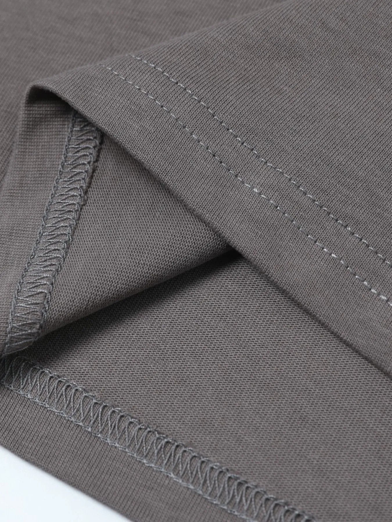 Men's Letter Round Neck Short Sleeve T-Shirt - Velora Luxury Fashion