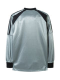 Men's Letter Striped Long Sleeve T-Shirt - Velora Luxury Fashion
