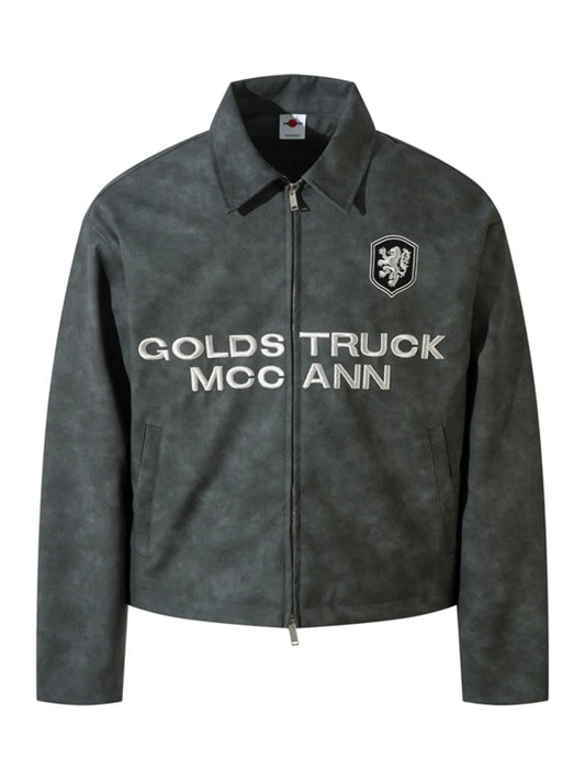 Men's Long Sleeve Zip-Up Jacket - Velora Luxury Fashion