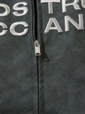 Men's Long Sleeve Zip-Up Jacket - Velora Luxury Fashion