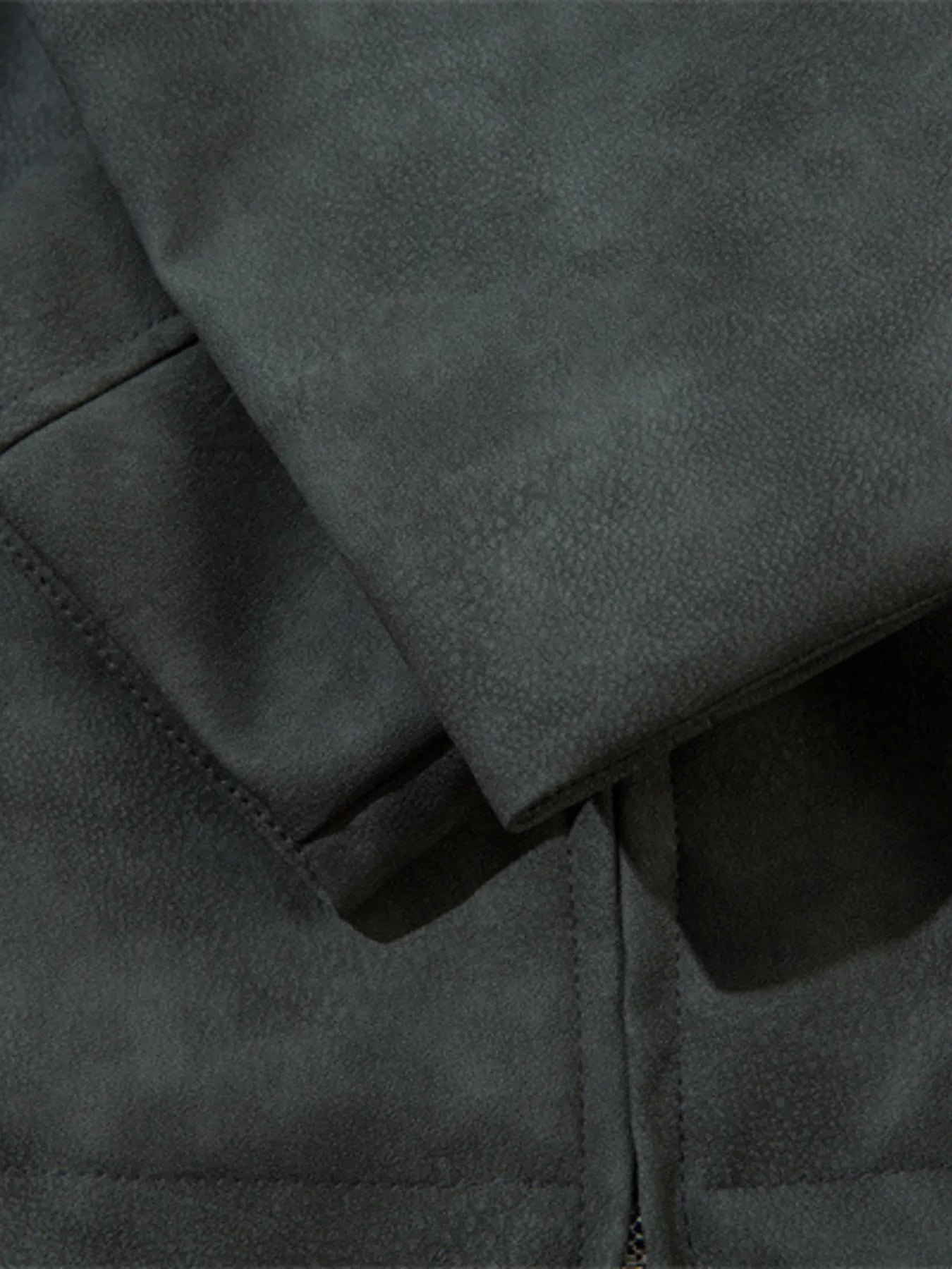 Men's Long Sleeve Zip-Up Jacket - Velora Luxury Fashion