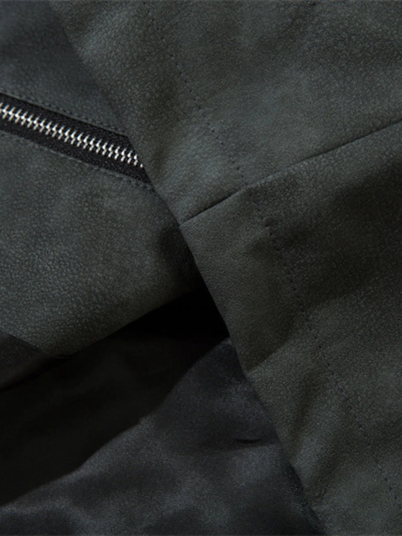 Men's Long Sleeve Zip-Up Jacket - Velora Luxury Fashion