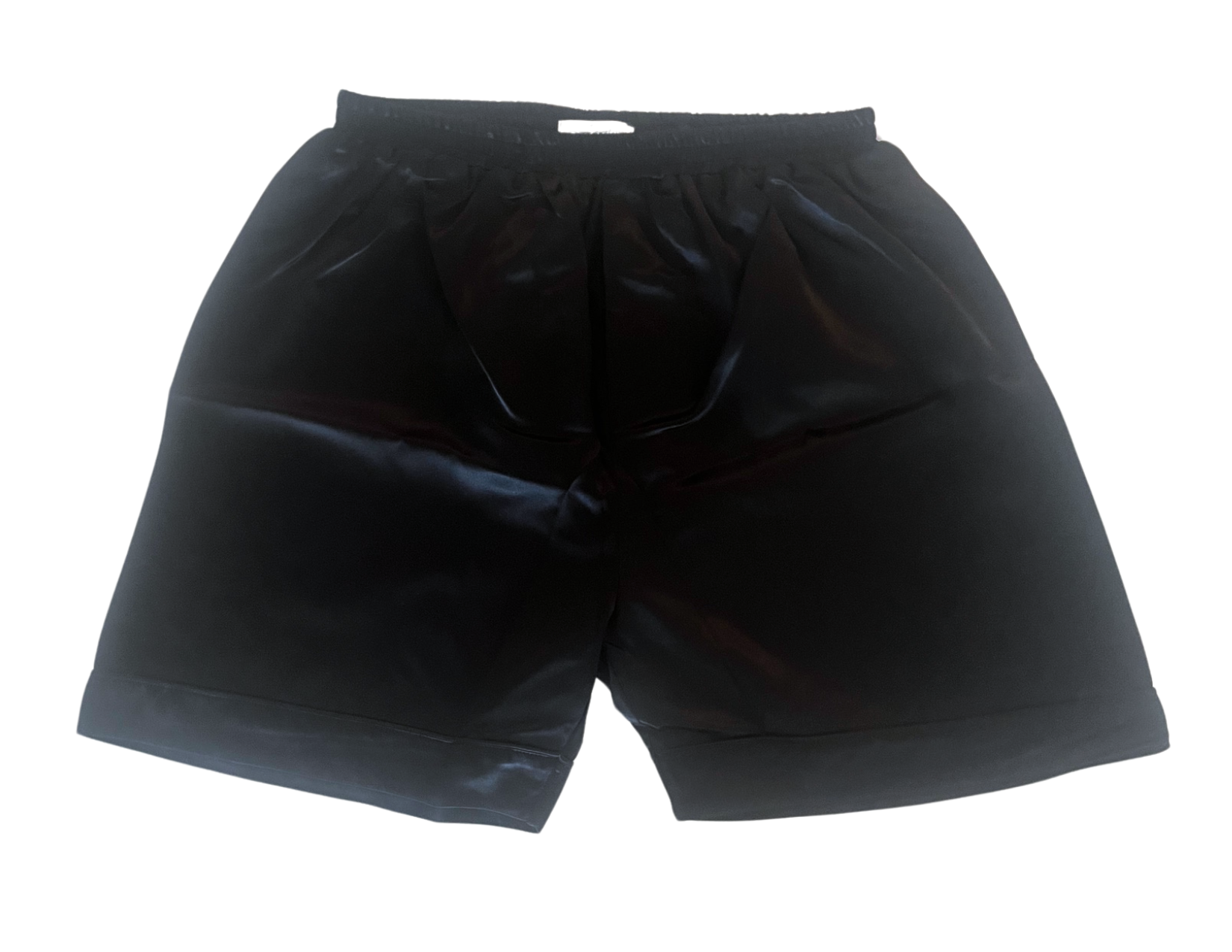 Men's Mulberry Silk Boxer Short with faux fly Black - Velora Luxury Fashion