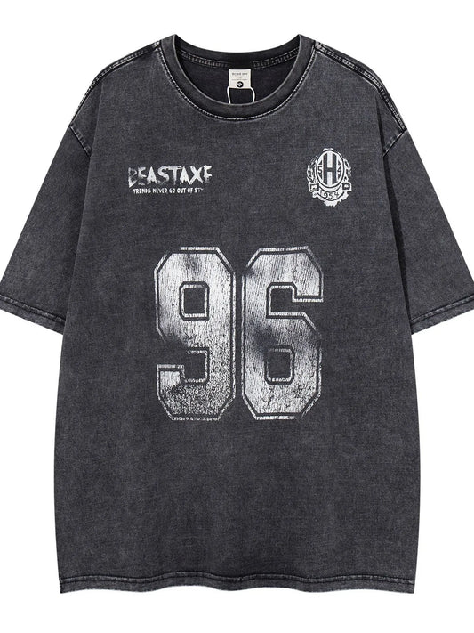 Men's Number 96 Round Neck T-Shirt - Velora Luxury Fashion