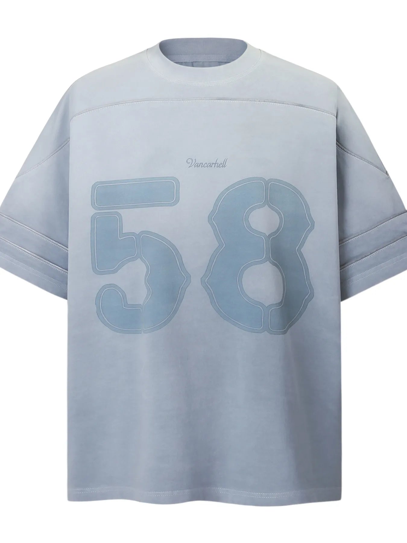 Men's Oversized Number 58 Graphic T-Shirt - Velora Luxury Fashion