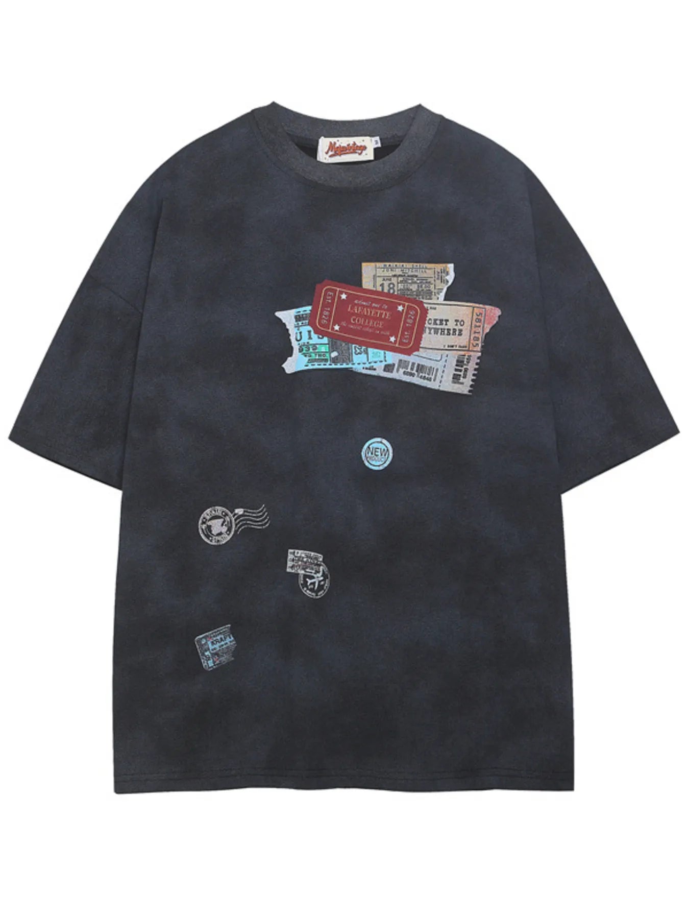 Men's Oversized Round Neck T-Shirt - Velora Luxury Fashion