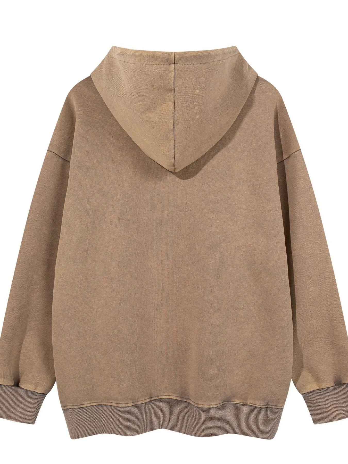 Men's Oversized Washed Long Sleeve Hoodie - Velora Luxury Fashion