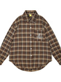 Men's Plaid Button-Down Shirt - Velora Luxury Fashion