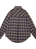 Men's Plaid Button-Down Shirt - Velora Luxury Fashion