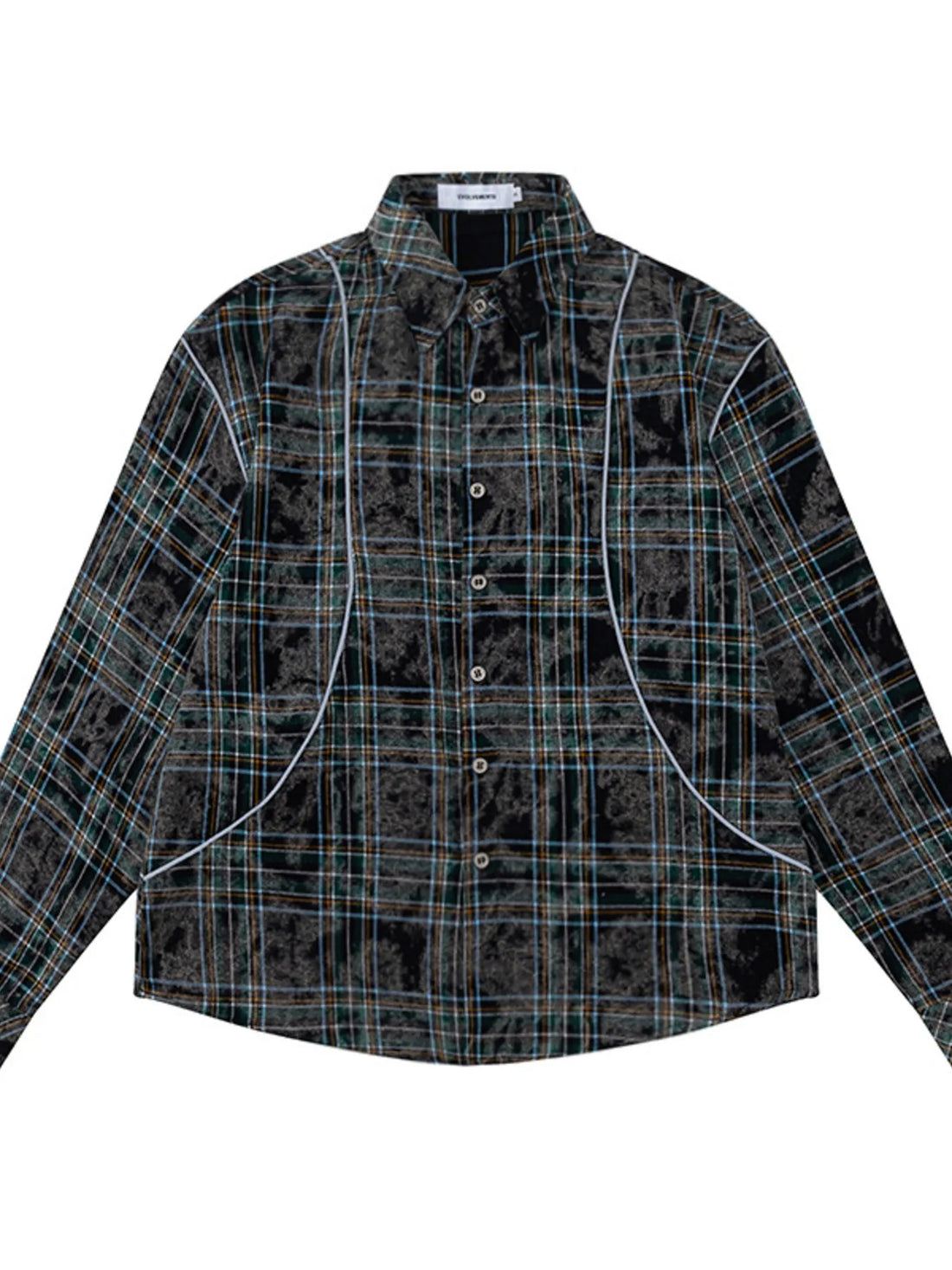 Men's Plaid Button-Up Shirt - Velora Luxury Fashion