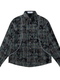 Men's Plaid Button-Up Shirt - Velora Luxury Fashion